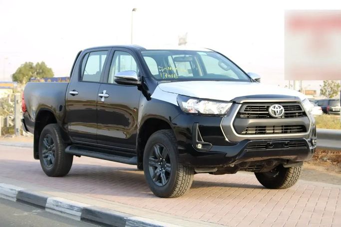 New Toyota Hilux VIII Facelift, 2.4 l, 2025 in Dubai by Wafrah Automotive Fzco, Black color.  | AUTO.AE