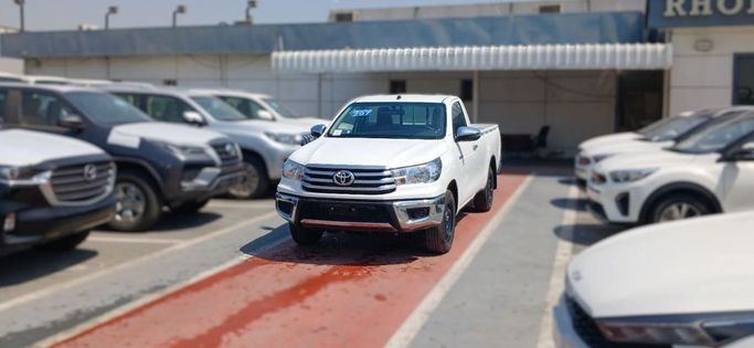 New Toyota Hilux VIII, 2.4 l, 2024 in Dubai by Rhodium Motors FZE, White color. Other | AUTO.AE