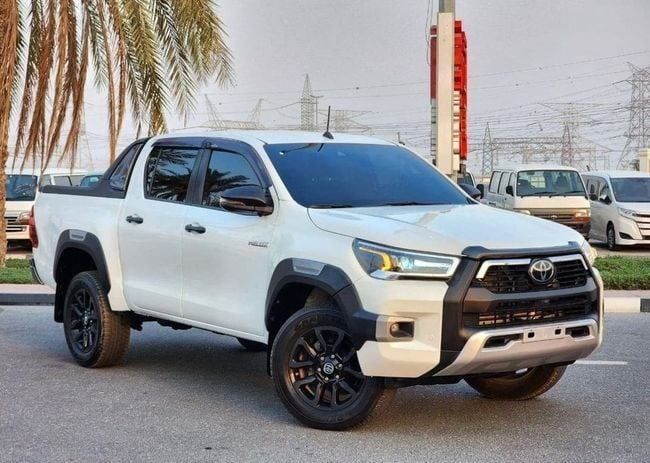 Used Toyota Hilux VIII Facelift, 4.0 l, 2022 in Dubai by Humera automobile fze, White color. GCC Specs | AUTO.AE