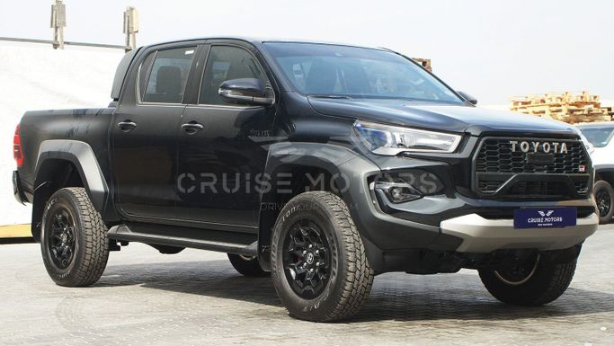 New Toyota Hilux VIII Facelift 2, 2.8 l, 2025 in Dubai by Cruise Motors, Black color. Other | AUTO.AE