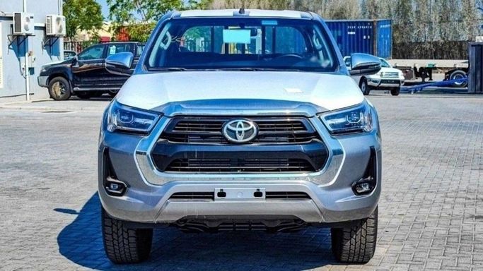 New Toyota Hilux VIII Facelift, 2.4 l, 2024 in Dubai by TARGET MOTORS FZE, Silver color. Other | AUTO.AE