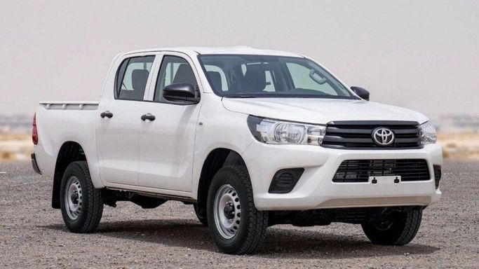 New Toyota Hilux VIII, 2.4 l, 2025 in Dubai by TARGET MOTORS FZE, White color. Other | AUTO.AE