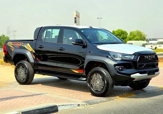 Новый Toyota Hilux VIII Рестайлинг, 2.8 л, 2025 в Дубае от Alkady Cars Черный цвет. GCC | AUTO.AE | Объявление #238544