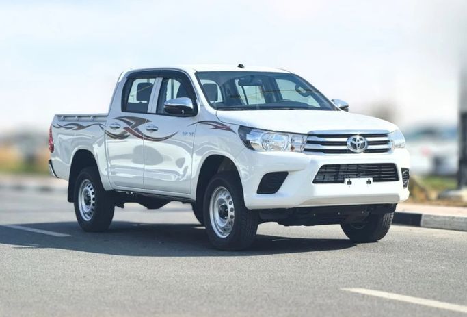 New Toyota Hilux VIII, 2.4 l, 2026 in Dubai by ZOHAAN MOTORS FZCO, White color. GCC Specs | AUTO.AE | Listing #239479