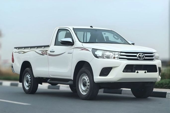 New Toyota Hilux VIII, 2.7 l, 2026 in Dubai by ZOHAAN MOTORS FZCO, White color. GCC Specs | AUTO.AE | Listing #239484