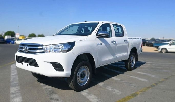 New Toyota Hilux VIII, 2.4 l, 2025 in Dubai by Hussein Ghulam Motors FZCO, White color. GCC Specs | AUTO.AE | Listing #243122