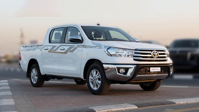 New Toyota Hilux VIII, 2.7 l, 2025 in Dubai by CGM Auto, White color.  | AUTO.AE | Listing #252563