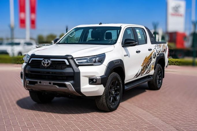 Новый Toyota Hilux VIII Рестайлинг, 2.8 л, 2026 в ОАЭ, Дубай от Hussein Ghulam Motors FZCO Белый цвет. GCC | AUTO.AE | Объявление #278228