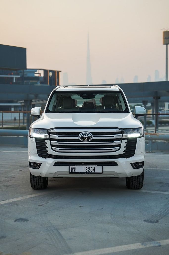 Toyota Land Cruiser Prado 250 Series, 2024  suv 5 dr. for rent in Dubai by ACR DXB, white color | AUTO.AE