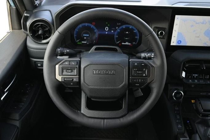 New Toyota Land Cruiser Prado 250 Series, 2.4 l, 2024 in Dubai by Mohamed Hakim Motors, Blue color. GCC Specs | AUTO.AE