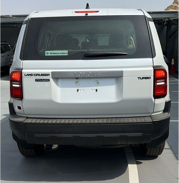 New Toyota Land Cruiser Prado 250 Series, 2.4 l, 2024 in Dubai by Mohamed Hakim Motors, White color. GCC Specs | AUTO.AE
