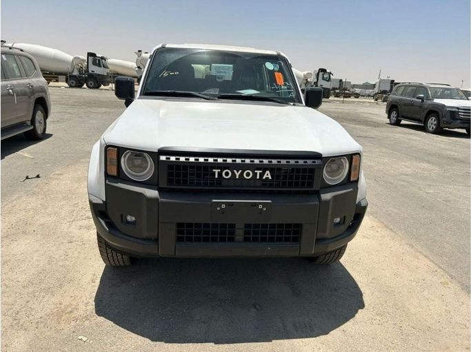 New Toyota Land Cruiser Prado 250 Series, 2.4 l, 2024 in Dubai by Mohamed Hakim Motors, White color. GCC Specs | AUTO.AE