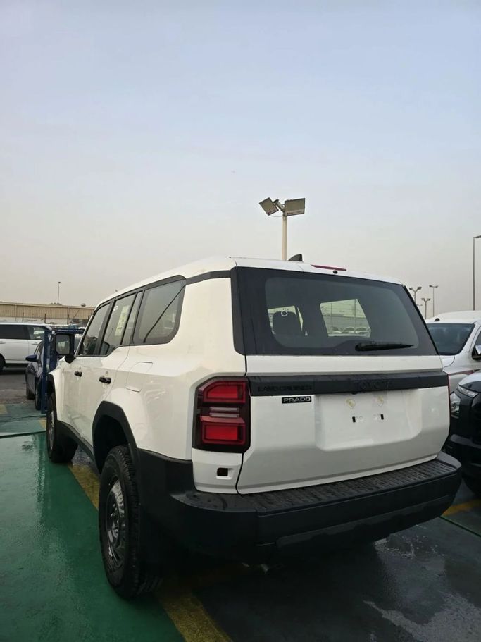 New Toyota Land Cruiser Prado 250 Series, 2.4 l, 2024 in Dubai by Mohamed Hakim Motors, White color. GCC Specs | AUTO.AE