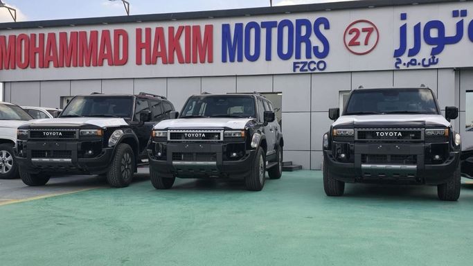 New Toyota Land Cruiser Prado 250 Series, 2.8 l, 2025 in Dubai by Mohamed Hakim Motors, Black color. Other | AUTO.AE