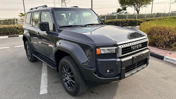 New Toyota Land Cruiser Prado 250 Series, 2.8 l, 2024 in Dubai by Mohamed Hakim Motors, Black color. GCC Specs | AUTO.AE