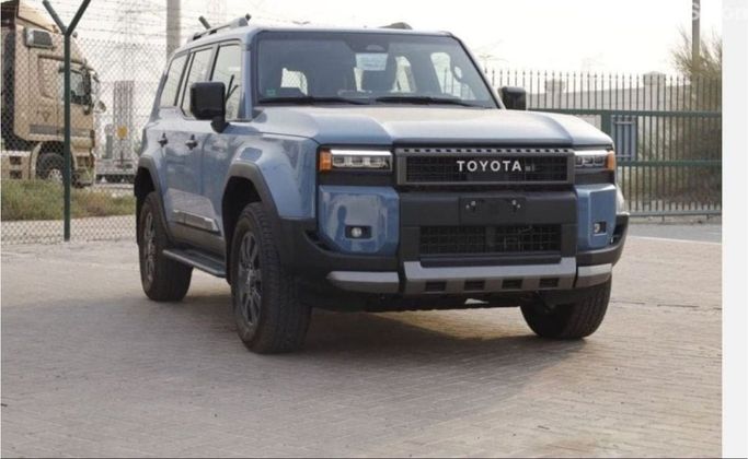 New Toyota Land Cruiser Prado 250 Series, 2.4 l, 2024 in Dubai by Mohamed Hakim Motors, Blue color. GCC Specs | AUTO.AE