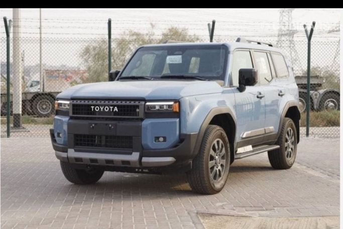 New Toyota Land Cruiser Prado 250 Series, 2.4 l, 2024 in Dubai by Mohamed Hakim Motors, Blue color. GCC Specs | AUTO.AE