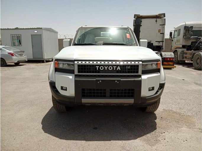 New Toyota Land Cruiser Prado 250 Series, 2.8 l, 2024 in Dubai by Mohamed Hakim Motors, White color. GCC Specs | AUTO.AE