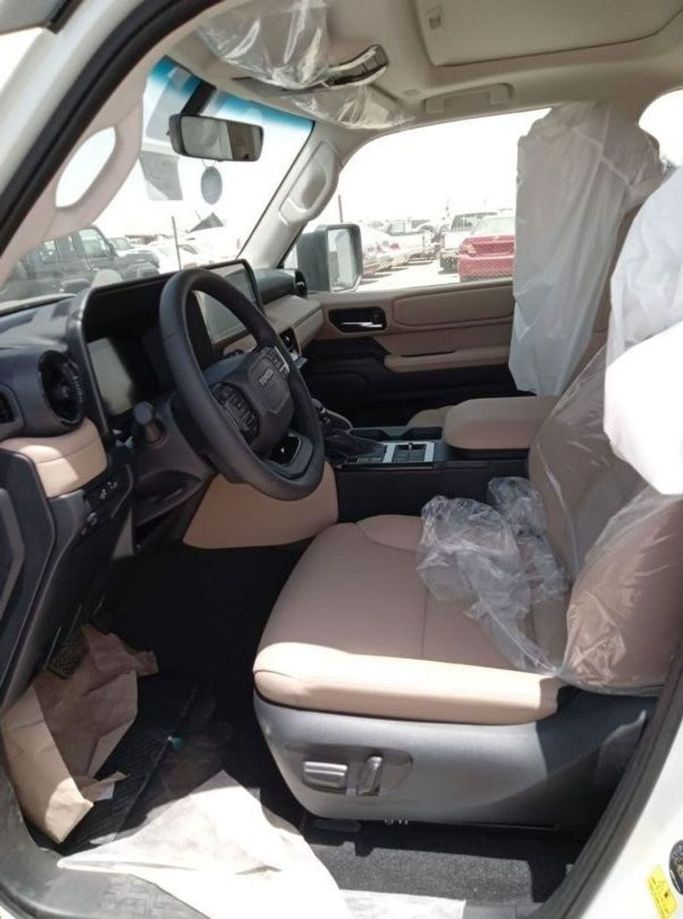 New Toyota Land Cruiser Prado 250 Series, 2.8 l, 2024 in Dubai by Mohamed Hakim Motors, White color. GCC Specs | AUTO.AE