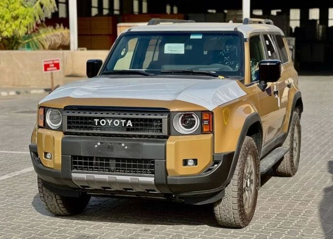 New Toyota Land Cruiser Prado 250 Series, 2.4 l, 2024 in Dubai by Mohamed Hakim Motors, Yellow color. Other | AUTO.AE
