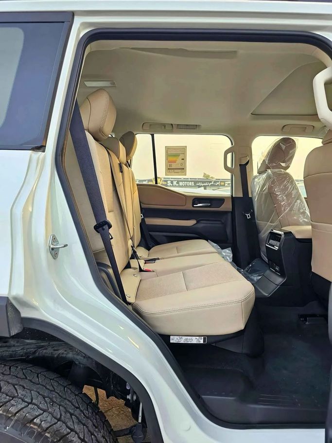 New Toyota Land Cruiser Prado 250 Series, 2.4 l, 2024 in Dubai by SK Motors, White color. GCC Specs | AUTO.AE