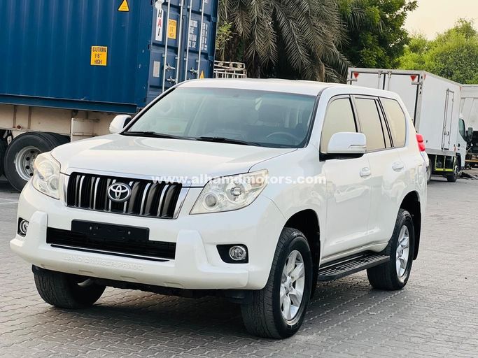 Used Toyota Land Cruiser Prado 150 Series, 2.7 l, 2012 in Dubai by Alhamd Motors, White color. GCC Specs | AUTO.AE