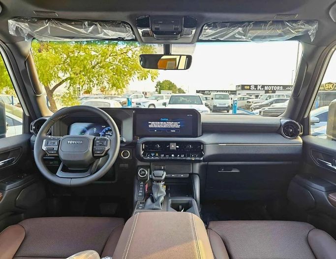 New Toyota Land Cruiser Prado 250 Series, 2.8 l, 2025 in Dubai by SK Motors, White color. GCC Specs | AUTO.AE