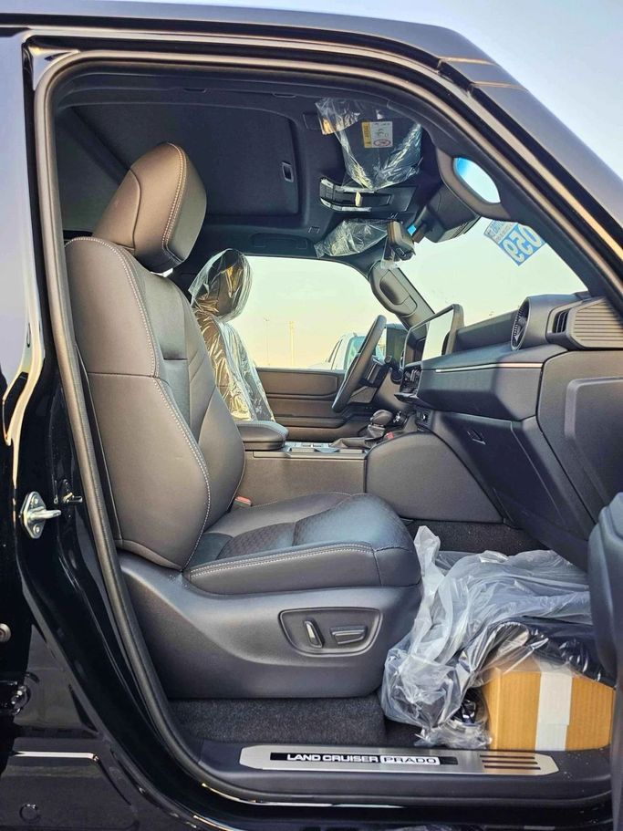 New Toyota Land Cruiser Prado 250 Series, 2.8 l, 2025 in Dubai by SK Motors, Black color. GCC Specs | AUTO.AE