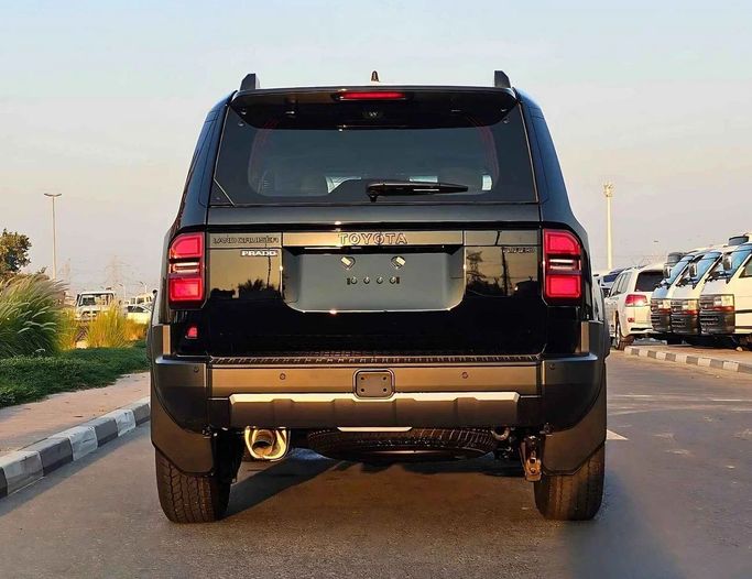 New Toyota Land Cruiser Prado 250 Series, 2.4 l, 2024 in Dubai by SK Motors, Black color. GCC Specs | AUTO.AE