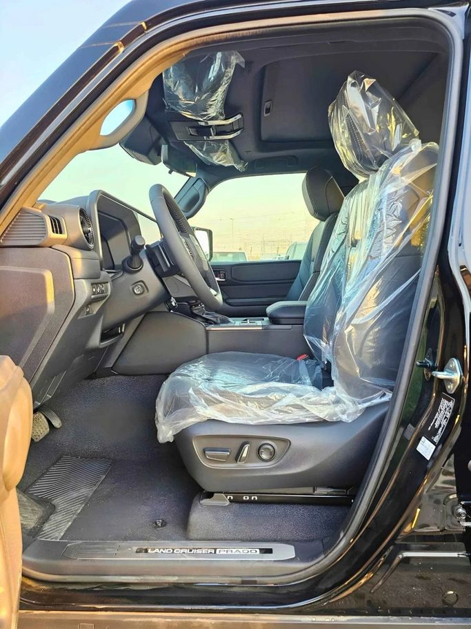 New Toyota Land Cruiser Prado 250 Series, 2.4 l, 2024 in Dubai by SK Motors, Black color. GCC Specs | AUTO.AE