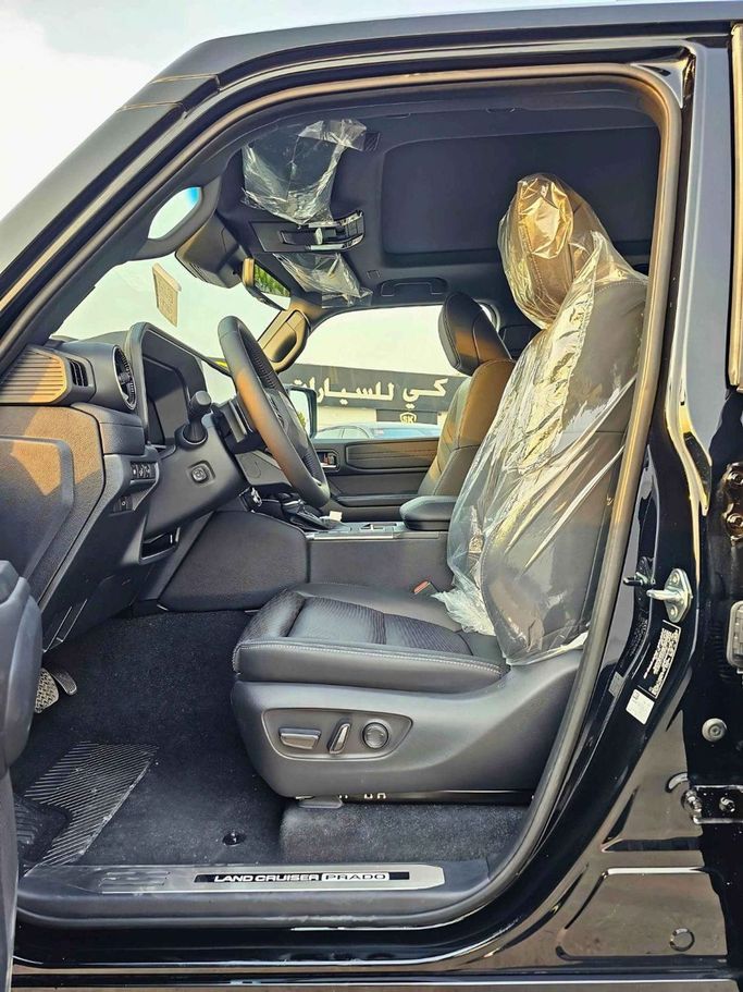 New Toyota Land Cruiser Prado 250 Series, 2.4 l, 2025 in Dubai by SK Motors, Black color. GCC Specs | AUTO.AE