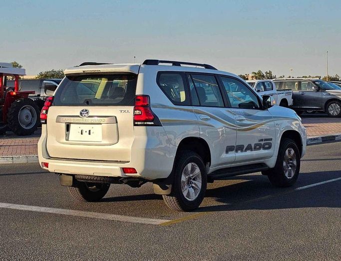 New Toyota Land Cruiser Prado 150 Series Facelift 3, 4.0 l, 2023 in Dubai by SK Motors, White color. GCC Specs | AUTO.AE