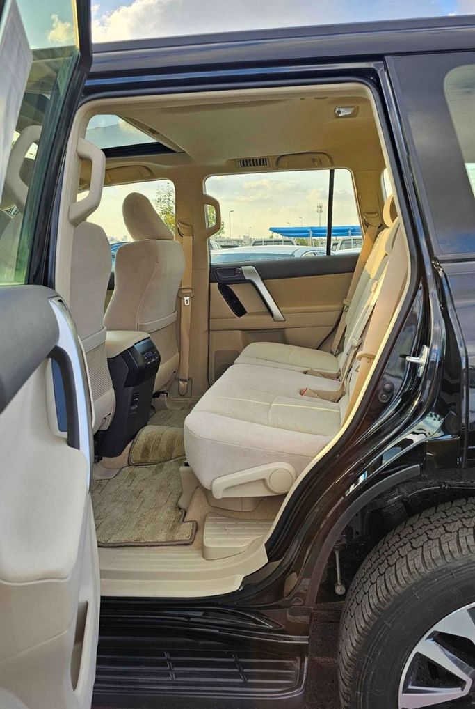 New Toyota Land Cruiser Prado 150 Series Facelift 3, 4.0 l, 2023 in Dubai by SK Motors, Black color. GCC Specs | AUTO.AE