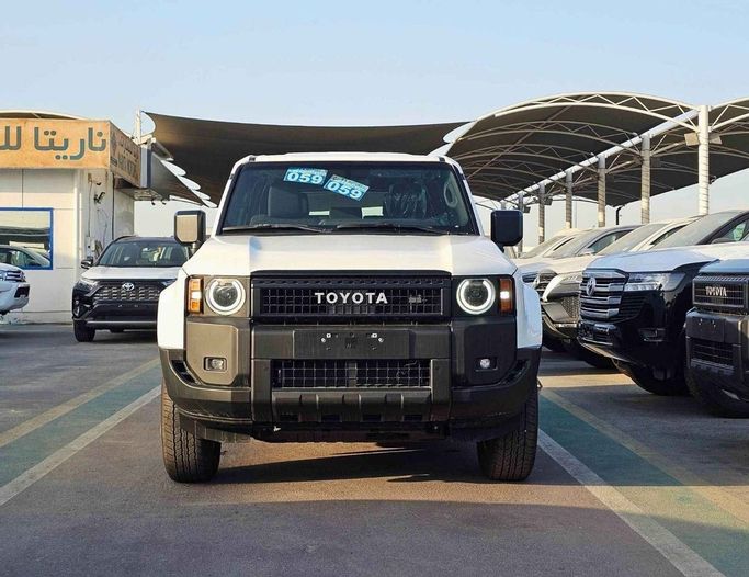 New Toyota Land Cruiser Prado 250 Series, 2.8 l, 2024 in Dubai by SK Motors, White color. GCC Specs | AUTO.AE