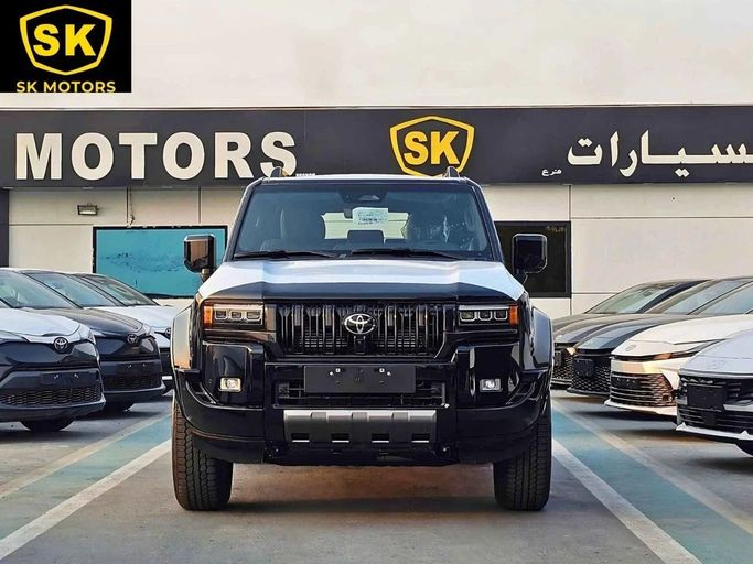 New Toyota Land Cruiser Prado 250 Series, 2.4 l, 2025 in Dubai by SK Motors, Black color. GCC Specs | AUTO.AE