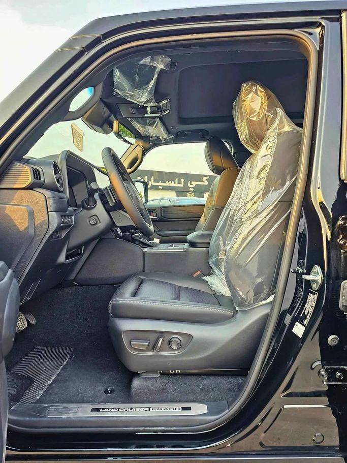 New Toyota Land Cruiser Prado 250 Series, 2.4 l, 2025 in Dubai by SK Motors, Black color. GCC Specs | AUTO.AE