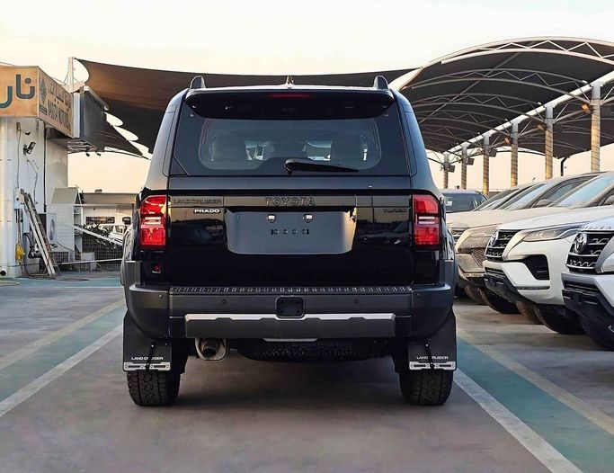 New Toyota Land Cruiser Prado 250 Series, 2.8 l, 2025 in Dubai by SK Motors, Black color. GCC Specs | AUTO.AE