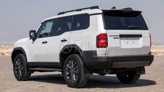 New Toyota Land Cruiser Prado 250 Series, 2.8 l, 2024 in Dubai by Milele, White color. Other | AUTO.AE