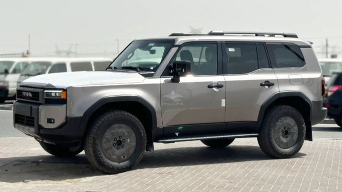New Toyota Land Cruiser Prado 250 Series, 2.8 l, 2024 in Dubai by Falcons GT Motors FZCO, Grey color. Other | AUTO.AE