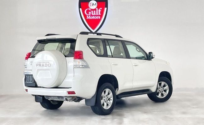 Used Toyota Land Cruiser Prado 150 Series, 4.0 l, 2012 in Dubai by Gulf Motors, White color. GCC Specs | AUTO.AE