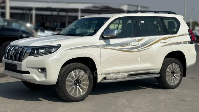 New Toyota Land Cruiser Prado 150 Series Facelift 3, 4.0 l, 2023 in Dubai by Falcons GT Motors FZCO, White color. Other | AUTO.AE