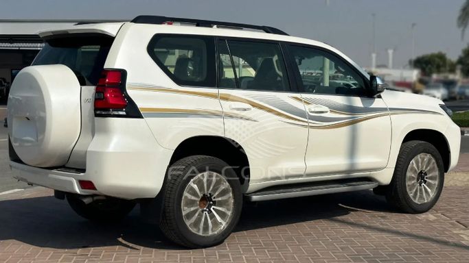 New Toyota Land Cruiser Prado 150 Series Facelift 3, 4.0 l, 2023 in Dubai by Falcons GT Motors FZCO, White color. Other | AUTO.AE