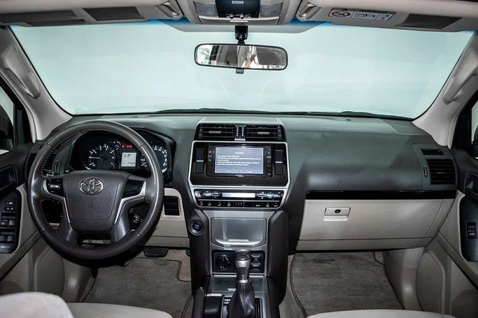Used Toyota Land Cruiser Prado 150 Series Facelift 3, 4.0 l, 2023 in Dubai by AG Motors, White color. GCC Specs | AUTO.AE