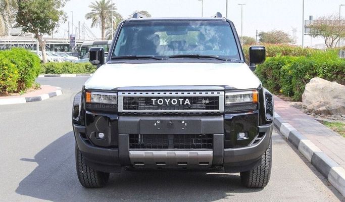 New Toyota Land Cruiser Prado 250 Series, 2.4 l, 2025 in Dubai by Segrex Auto, Black color. GCC Specs | AUTO.AE