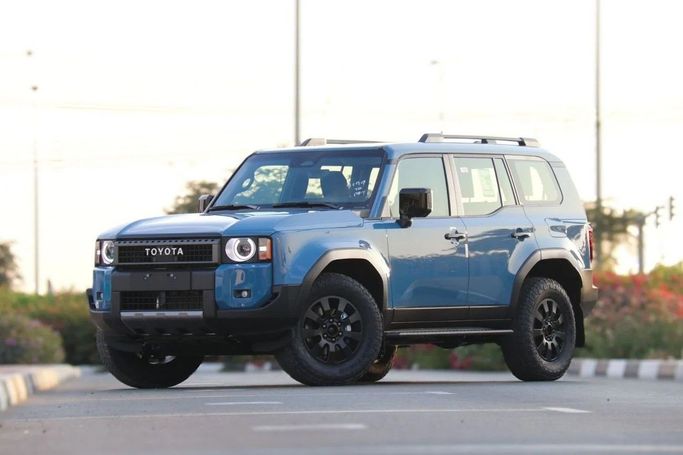 New Toyota Land Cruiser Prado 250 Series, 2.4 l, 2024 in Dubai by Atlantic Motors FZCO, Navy Blue color. GCC Specs | AUTO.AE