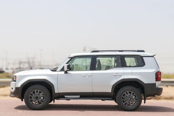 New Toyota Land Cruiser Prado 250 Series, 2.4 l, 2024 in Dubai by Atlantic Motors FZCO, White color. GCC Specs | AUTO.AE