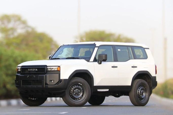 New Toyota Land Cruiser Prado 250 Series, 2.4 l, 2024 in Dubai by Atlantic Motors FZCO, White color. GCC Specs | AUTO.AE