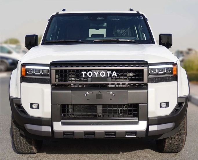 New Toyota Land Cruiser Prado 250 Series, 2.4 l, 2026 in Dubai by Global Motors, White color. GCC Specs | AUTO.AE