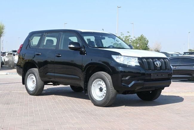 جديدة Toyota Land Cruiser Prado 150 Series 150 Series Facelift 2, 2.8 l, 2023 في في دبي من Hussein Ghulam Motors FZCO، اللون أسود. مواصفات الخليج | AUTO.AE