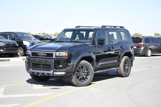 جديدة Toyota Land Cruiser Prado سلسلة 250, 2.4 l, 2025 في في دبي من AL MADINA CARS FZE، اللون أسود. مواصفات الخليج | AUTO.AE | إعلان #244962